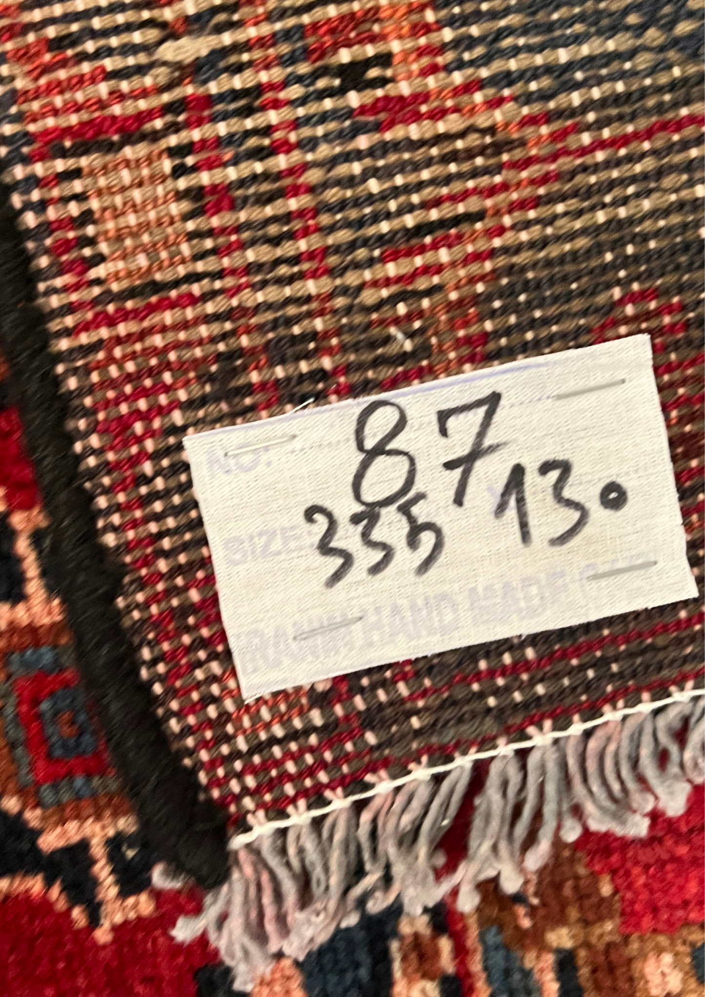 Rug No: 0087 / Size 3.35m x 1.30m