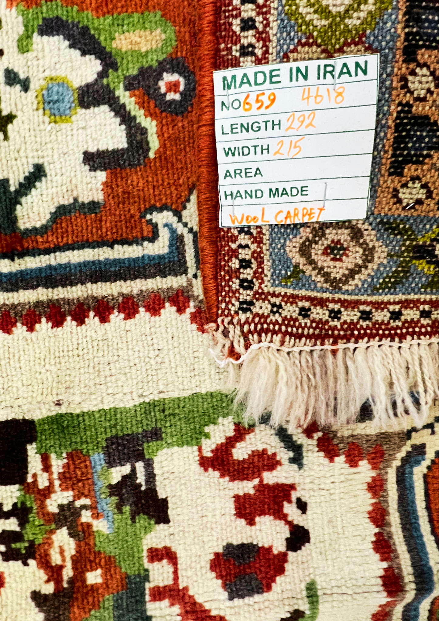 Rug No: 0659 / Size 2.92m x 2.15m