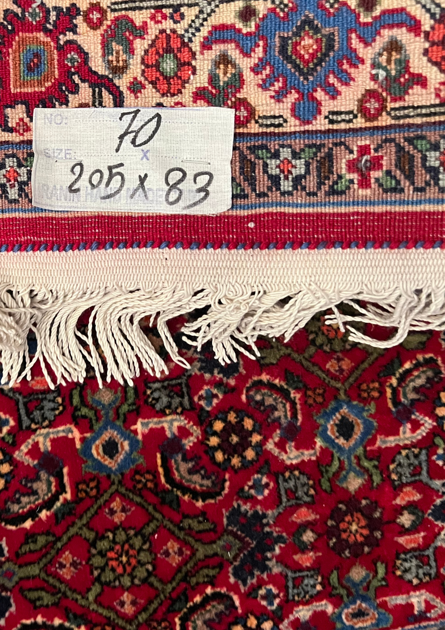 Rug No: 0070 / Size 2.05m x 0.83m
