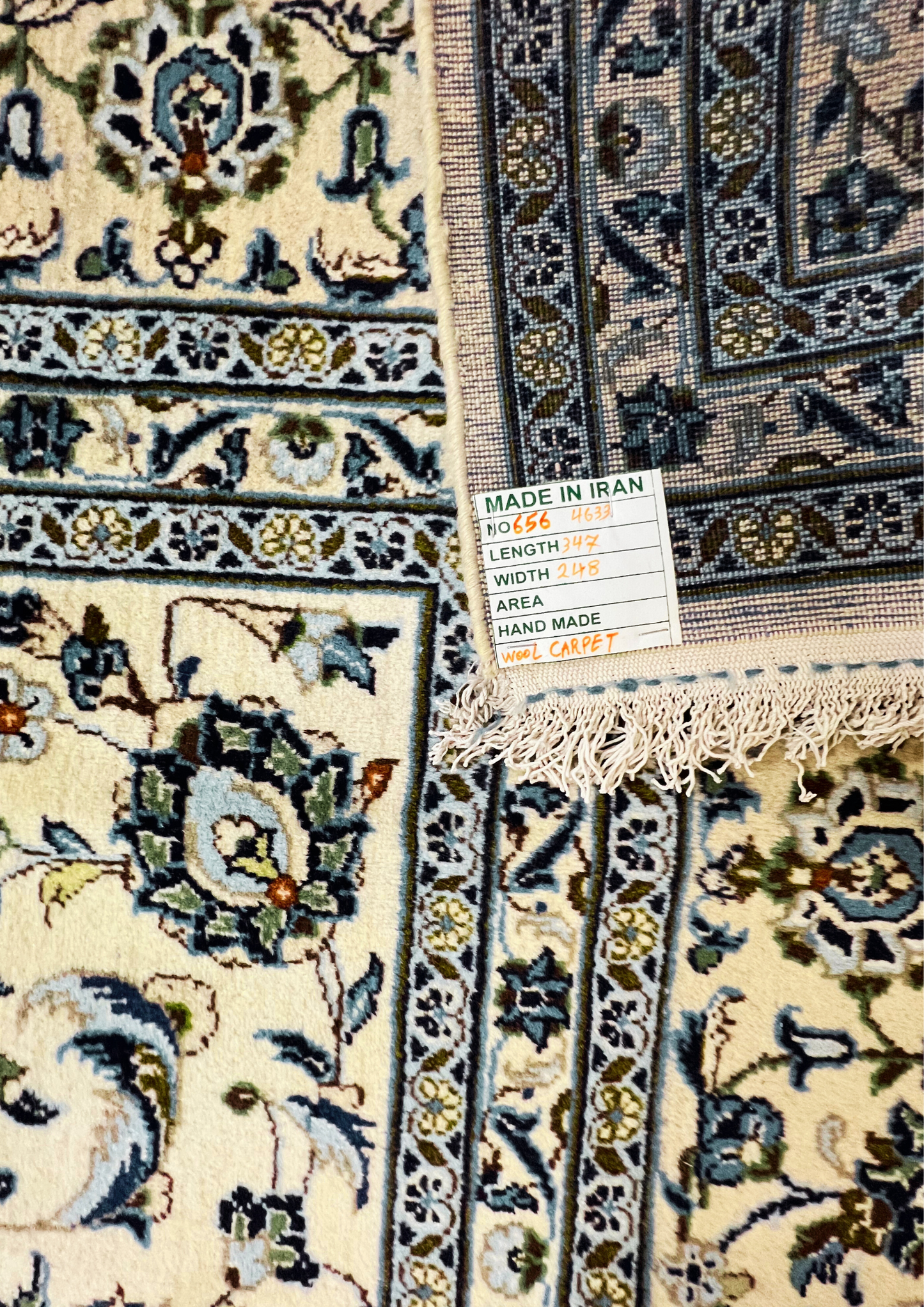 Rug No: 0656 / Size 3.47m x 2.48m
