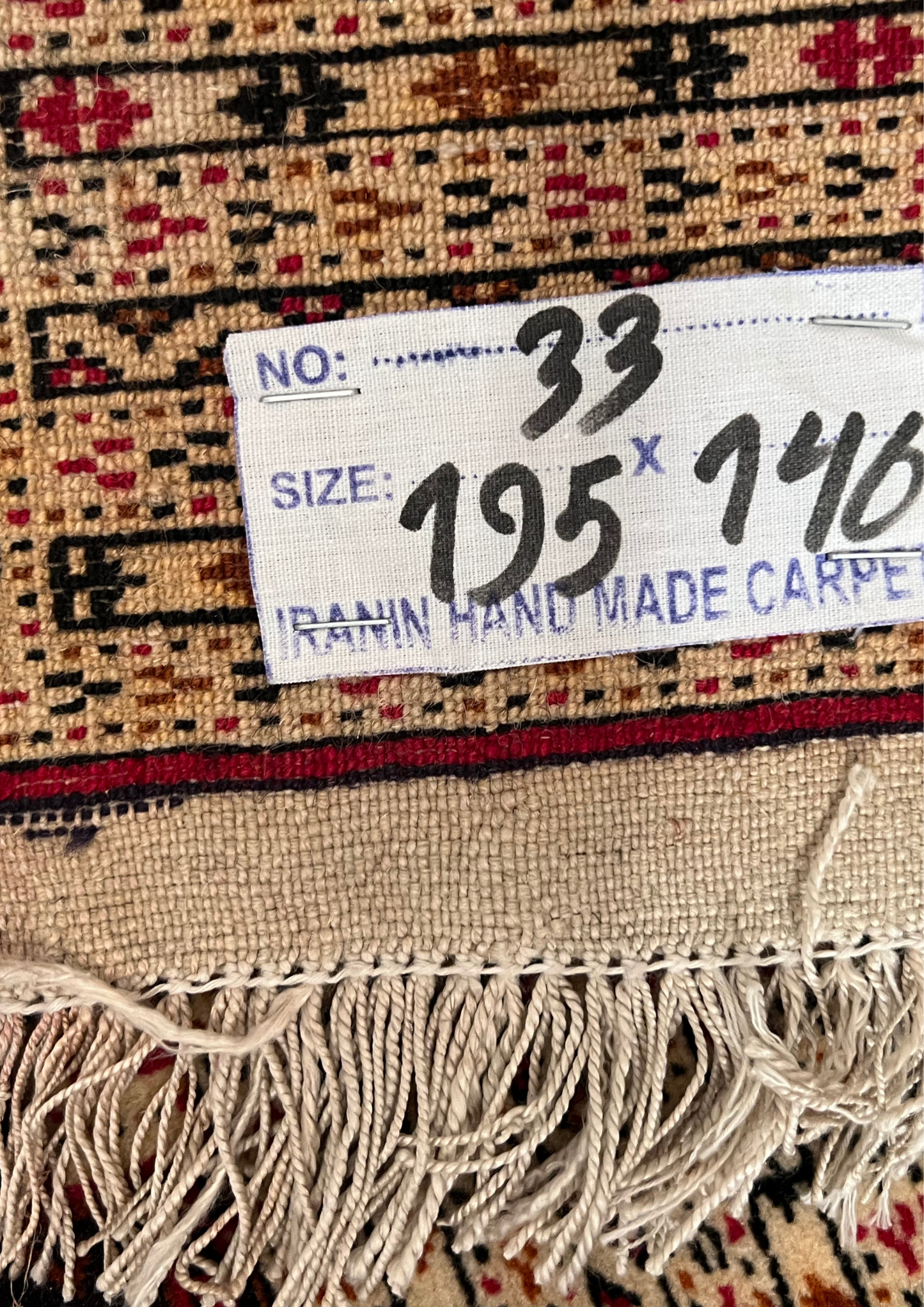 Rug No: 1523 / Size 1.95m X 1.46m