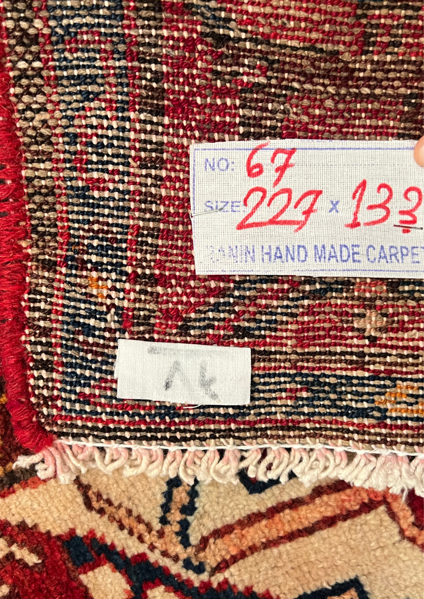 Rug No: 1550