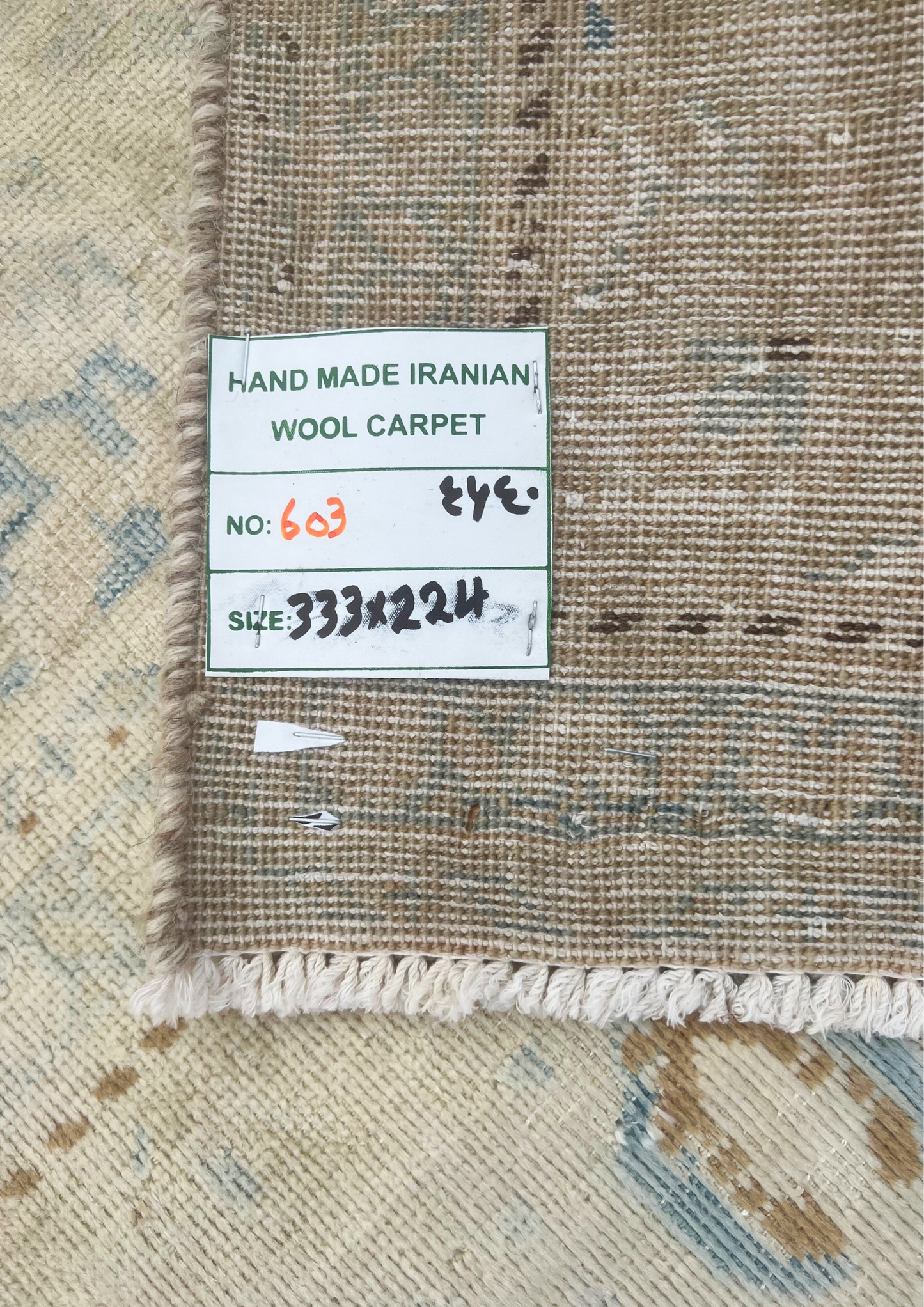 Rug No: 0603 / Size 3.33m x 2.24m