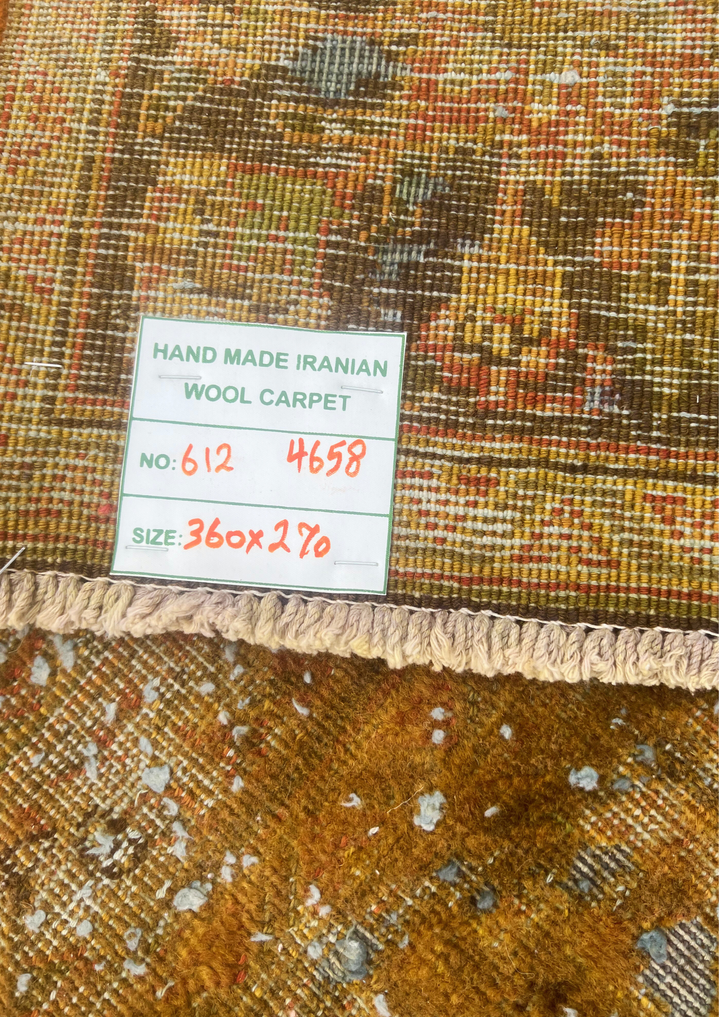 Rug No: 0612 / Size 3.60m x 2.70m