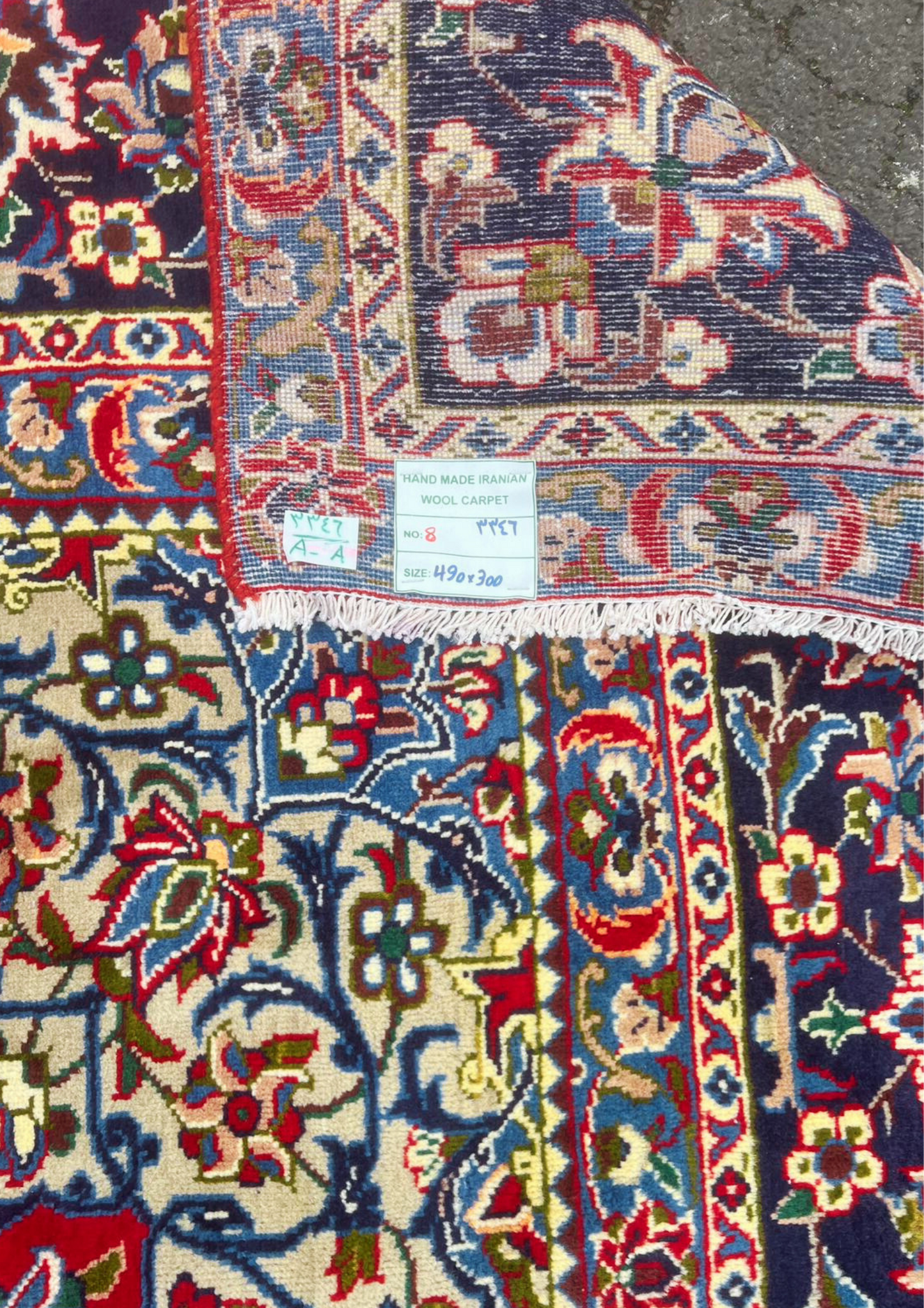 Rug No: 0008 / Size 4.90m x 3.00m