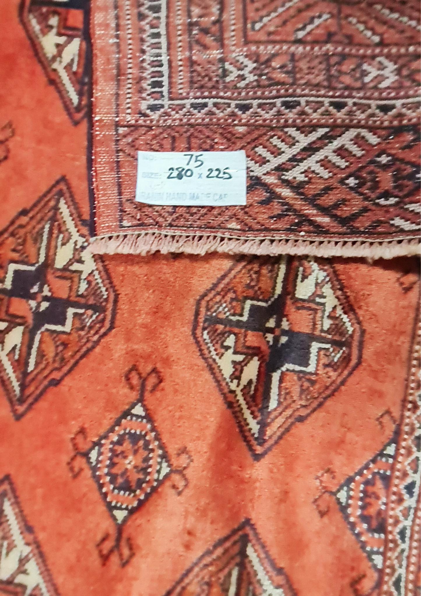 Rug No: 0075 / Size 2.80m x 2.25m