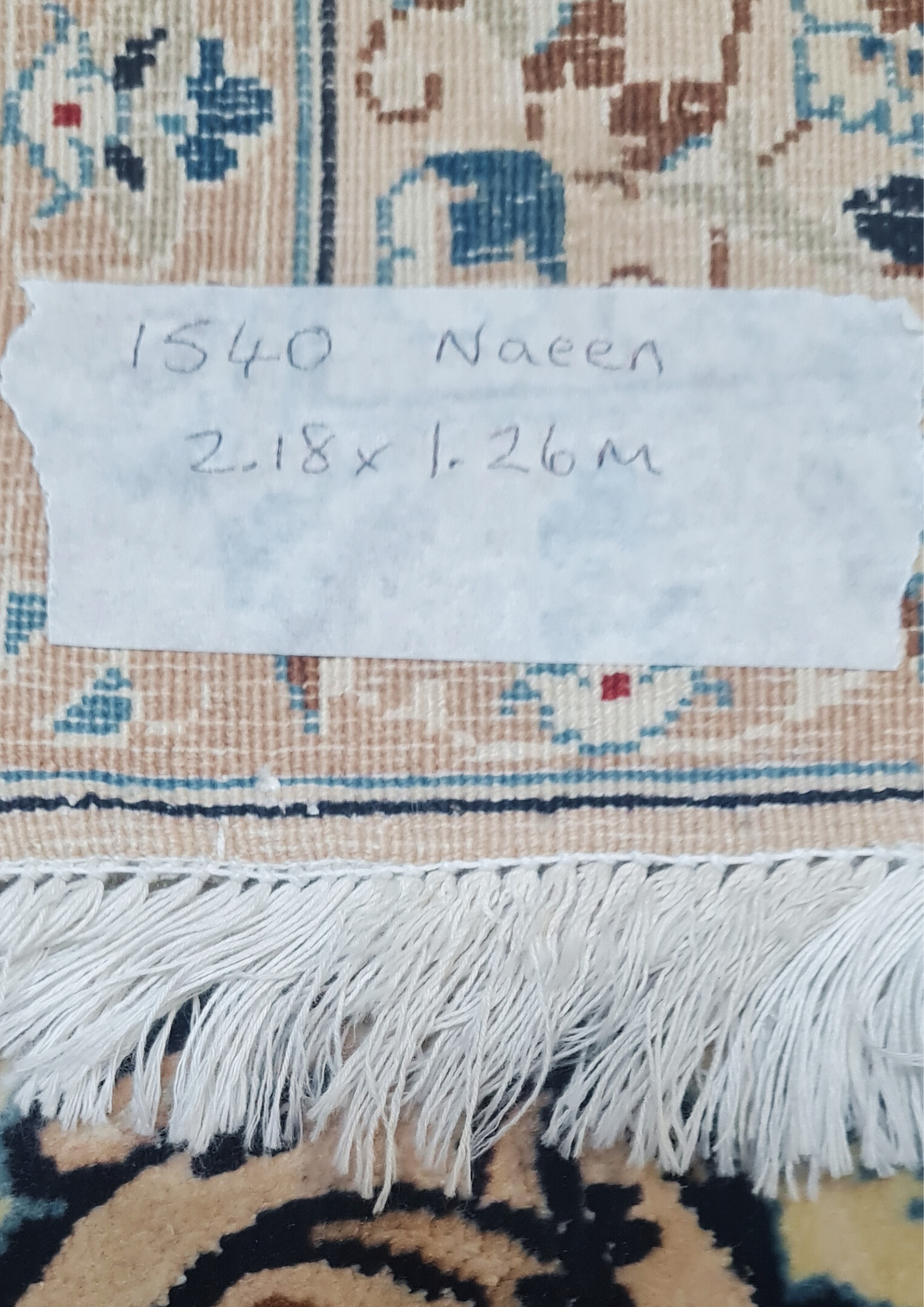 Rug No: 1540 / Size 2.18m x 1.26m